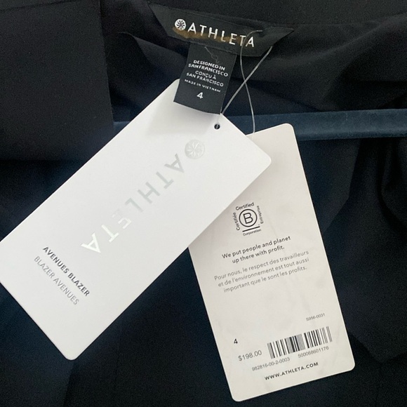 New with Tags Athleta Avenue Blazer Avenues blazer 4 small stellar jacket - Picture 11 of 14